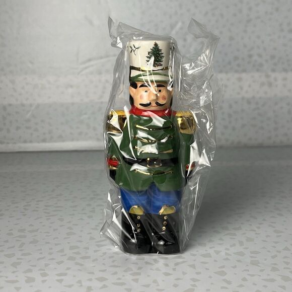 Spode Christmas Tree Nutcracker Salt & Pepper Shakers New - Picture 5 of 7
